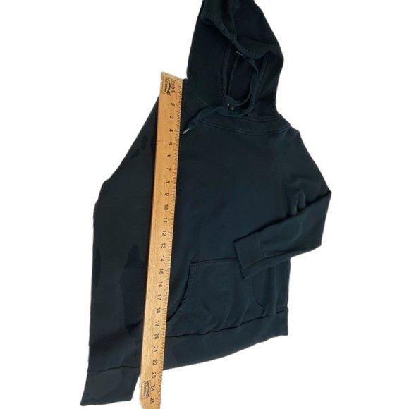 Topshop Basic Black Hoodie Size M 40 - Picture 4 of 7